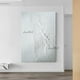 thumbnail image 4 of Pintura al óleo pintada a mano con líneas abstractas blancas y gruesas, decoración de pared moderna, diseño gris, pinturas acrílicas, lienzo artístico para pared, 4 of 5