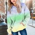 thumbnail image 2 of Taybagh Sweatshirts for Girls Casual Gradient Long Sleeve Hoodies Cute Oversized Pocket Sweatshirt Tops Girls Clothes Size 1-14, 2 of 5