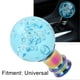 thumbnail image 4 of Shift Knob Acrylic Cyan Color Ball Style with 3 Plastic Adapter Universal for Auto Modification, 4 of 5
