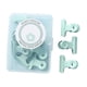 thumbnail image 2 of 8x Clips pequeños de toro para oficina, pinzas para documentos, clips para papel, miniclips de metal para etiquetas de precios, documentos, bolsas con Verde, 2 of 8