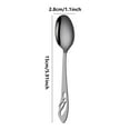 thumbnail image 2 of SHIMELE Stainless Steel Hollow Dessert Spoon, Elegant Design, Rust-Resistant, Multi-Color Options, Ideal for Ice Cream, Puddings, and Parfaits, 2 of 8