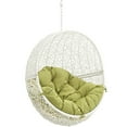 thumbnail image 3 of Modway Hide Outdoor Patio Swing Chair Without Stand in White Peridot, 3 of 3