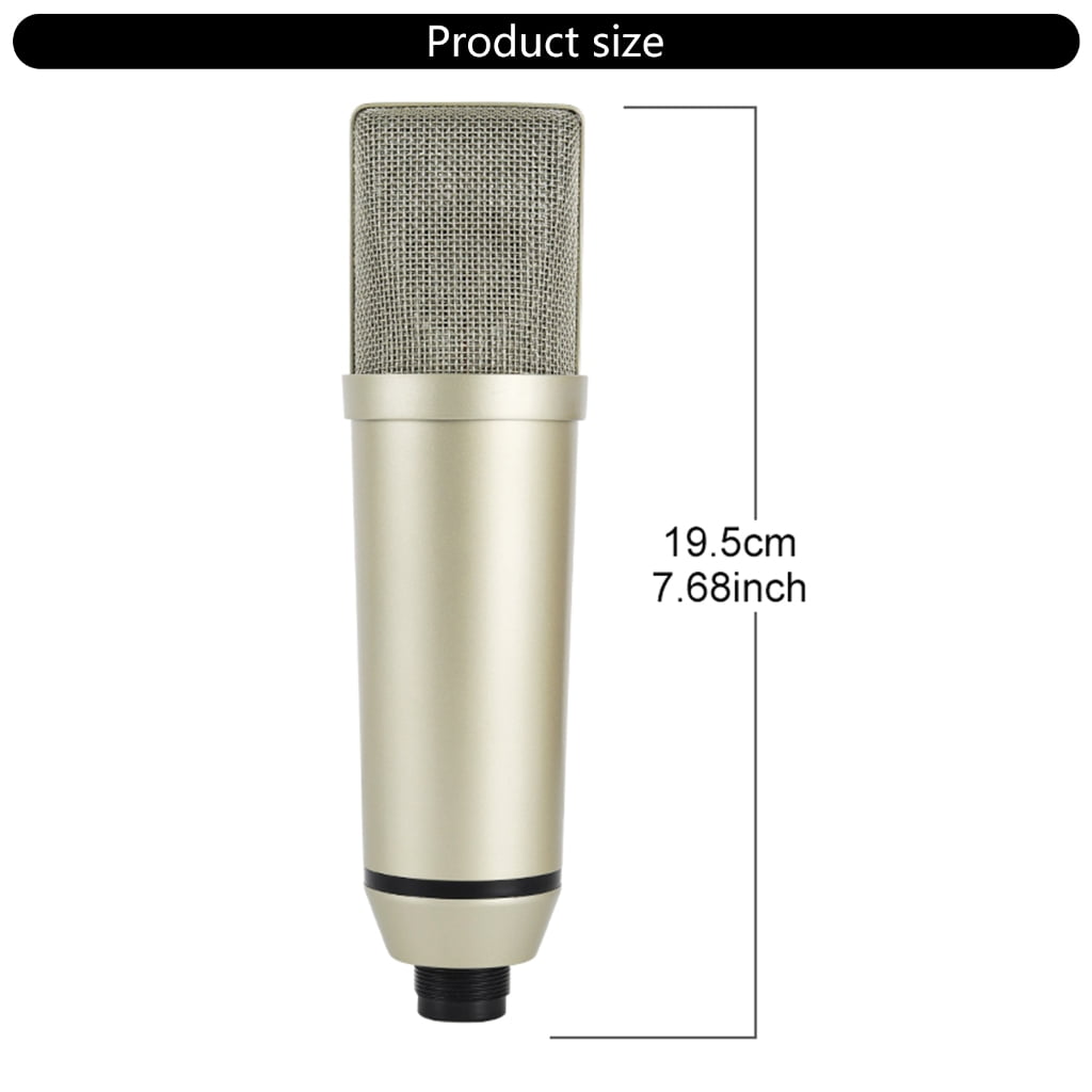 NEXAVKPR High Sensitivity Condenser Microphones Noise Reductions XLR Interfaces For Home Studio
