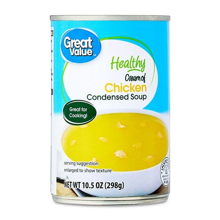 Great Value Healthy Cream of Chicken Condensed Soup, 10.5 oz