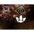 thumbnail image 4 of 201 - Sunset Boulevard 2 ft. x 2 ft. PVC Glue-up or Lay in Ceiling Tile in Antique Copper (200 sq.ft / Pack) - 50 Pieces, 4 of 5