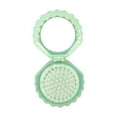 thumbnail image 2 of Hglyxoae Two in One Mini Hair Brush and Foldable Mirror Conch Shaped Hair Brush with Mirror for Summer Travel Women and G-irls (C), 2 of 5