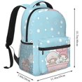 thumbnail image 2 of My Melody Bunny Backpacks My Melody Bunny Characters Bags Fashionable Casual Daypacks Classical Basic Laptop Large Capacity Bags No Keychain, 2 of 5