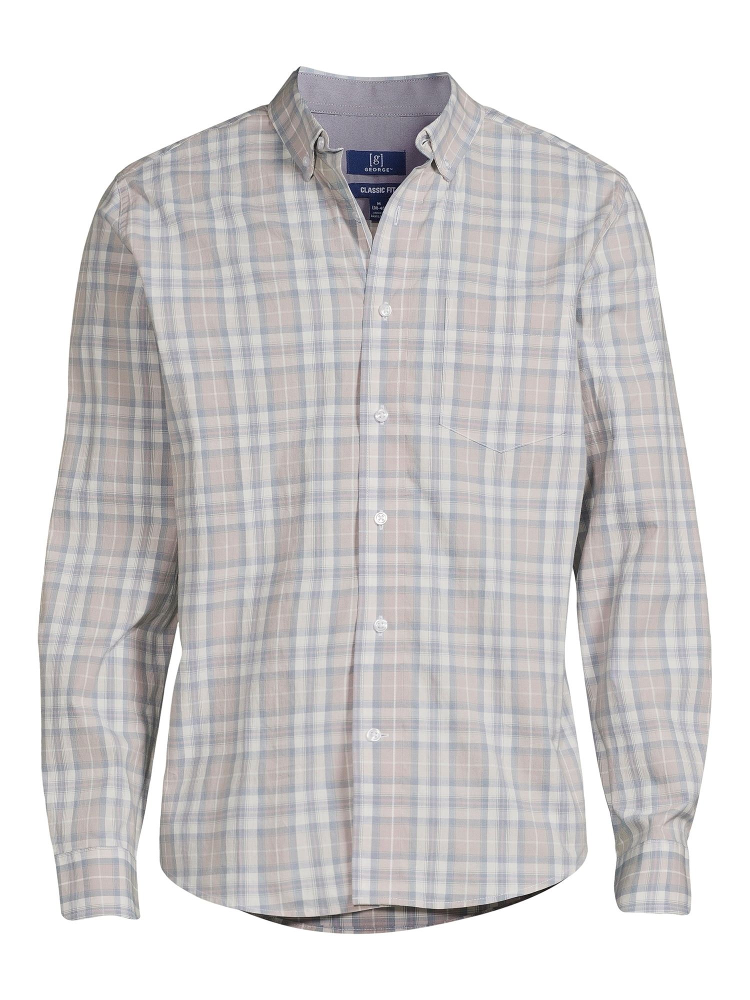 George Men’s Poplin Shirt with Long Sleeves