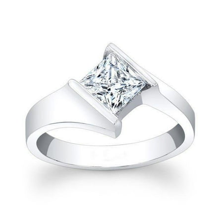- Harry Chad HC10484-6 2 CT Gold Princess Shaped Diamond Engagement Ring, Color G - VS2-VVS1 Clarity