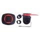 thumbnail image 2 of Soporte para teléfono con espejo de motocicleta 360 giratorio con llave Rojo perfke base de bola, 2 of 9