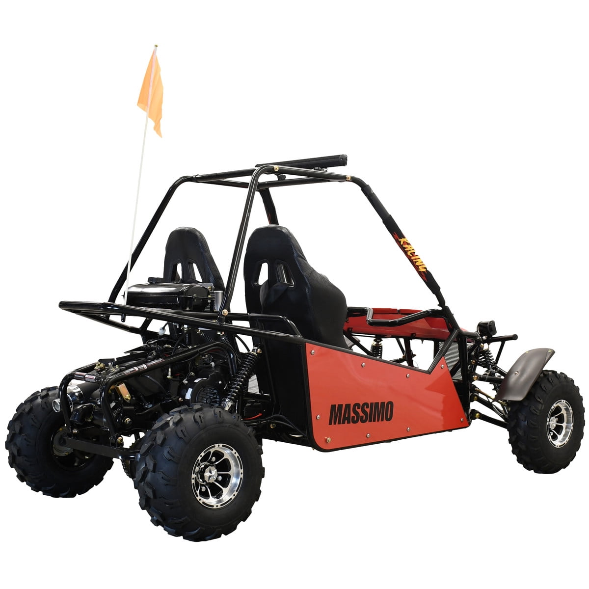 Massimo GKM 200 Go Kart 4 Stroke 177cc 2WD -Red