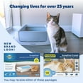 thumbnail image 7 of PetSafe ScoopFree Crystal Disposable Cat Litter Trays, Fresh Scent, Silica Crystals, 3-Pack, Blue, 7 of 7