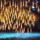 thumbnail image 4 of Cadena de luces de lluvia de meteoritos de 30 cm/50 cm, luces de carámbanos para aleros, para jardín, exterior, árbol de Navidad, decoración de bodas y fiestas, 8 tubos, 4 of 5