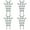B, variant on Clearance Kbndieu Plastic Plant Trellis for Climbing Plants Indoor, Rustproof Garden Trellis Plant Vine Supports Plant Tower for Climbing Vines and Flowers Stands (4pcs)