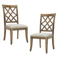 thumbnail image 5 of Comfortable Upholstered Mid Century Retro Dining Chairs - 2pcs Solid Wood Frame White Oak Color Style Upholstery Tone, 5 of 7