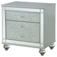 thumbnail image 4 of Gunnison 2-drawer Nightstand Silver Metallic, 4 of 14