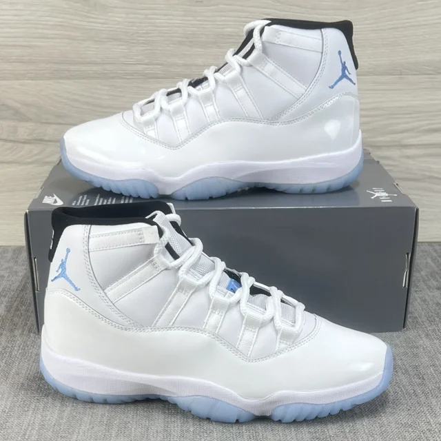 A i r-Jor-dan 11 Retro 2024 Legend Blue Columbia New CT8012 104 Mens Size 8