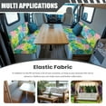 thumbnail image 3 of Uorisanigo 2 Pack Camper Dinette Cushion Covers Stretchable Hawaiian Banana Leaf RV Seat Sofa Cover Dirt-Resistant Couch Cushion Slipcovers Camper Decor Fit Most Travel Trailer Couch, 3 of 7
