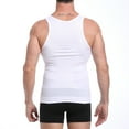 thumbnail image 5 of Mens Body Shaper Slimming Shirt Compression Vest Elastic Slim Shapewear Abs Abdomen Control Shirt, 5 of 6