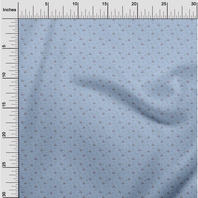 oneOone Viscose Jersey Fabric Leaves & Panda Animal Print Sewing Fabric BTY 60 Inch Wide