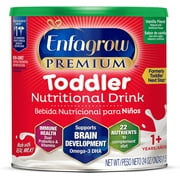 Angle View: 6 Pack - Enfagrow Toddler Nutritional Drink -Next Step Vanilla 24 oz. Powder Can