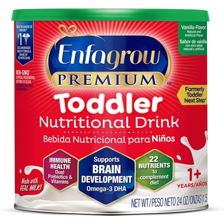 6 Pack - Enfagrow Toddler Nutritional Drink -Next Step Vanilla 24 oz. Powder Can