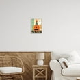 thumbnail image 2 of Vintage Halloween Candy Pattern Holiday Graphic Art White Framed Art Print Wall Art, 2 of 7