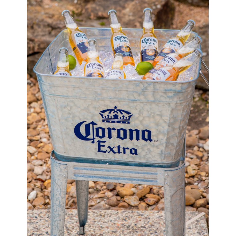 Leigh Country 34 in MC 47940 Corona Extra Galvanized Beverage Tub