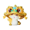 thumbnail image 3 of Esquirla 2025 Chinese New Year Snake Statue Ornament Art Photo Props Self Adhesives Gift Resin Figurine Animal Sculpture for Bookshelf Gold, 3 of 8