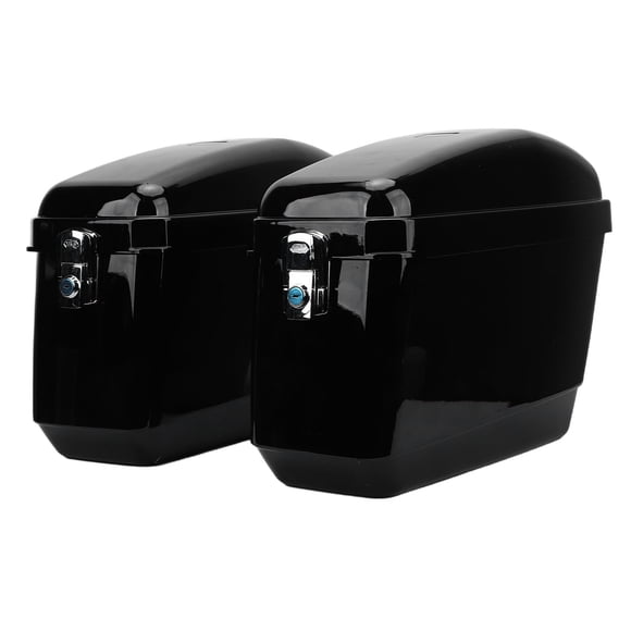Bolsa Bolsas Para Sillín Rígido Para Motocicleta Capacidad De 45 L Sillín De Motocicleta Resistente A La Intemperie Estuche Rígido Para Equipaje Con Llaves Y Kit De Montaje