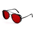 thumbnail image 1 of Gafas de sol retro steampunk redondas steampunk con doble puente A, 1 of 5