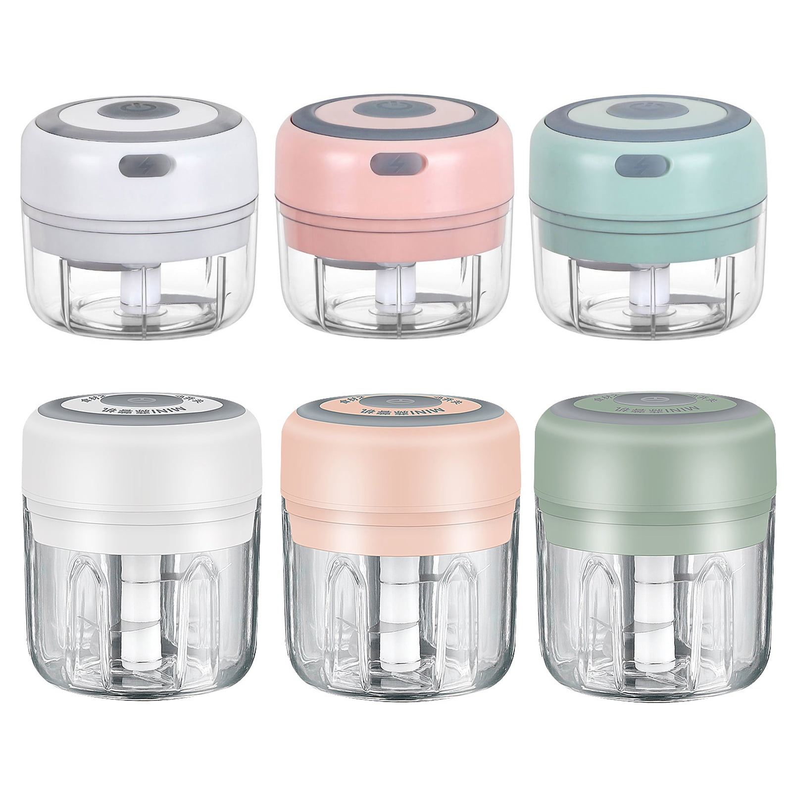 Amdohai Mini Garlic Grinder Electric Garlic Chopper Cordless Food Fruit