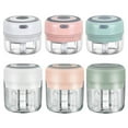 thumbnail image 2 of Mini Garlic Grinder Electric Garlic Chopper Cordless Food Fruit Vegetable Blender Kitchen Gadgets 250ML USB Rechargeable, 2 of 7