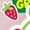 HEATHER PINK, variant on Instant Message - Fruit Stamps Women's Short Sleeve Graphic T-Shirt