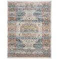 thumbnail image 2 of SAFAVIEH Vintage Persian Lucille Floral Bordered Polyester Area Rug, Beige/Blue, 9'x11'7", 2 of 7