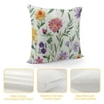 thumbnail image 4 of PHYHOO Pillow Covers Flower and Leaves Decorative Indoor Throw Pillow Covers Cushion Cover for Home Decor Bedroom Living Room Couch Sofa Bed, 4 of 5