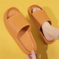 thumbnail image 3 of Women's Comfy Cushioned Thick Sole Slippers, Cloud Slides for Women Comfort Shower Bathroom Slippers Sandals with Thick Sole Non-Slip Soft House Slide Slippers for Indoor Outdoor, 3 of 5