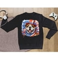 thumbnail image 5 of Patriotic Bulldog Celebrates 4th of July Sweatshirt Unisex Merch Dog Lover Gifts Idea - 02009, 5 of 6