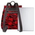 thumbnail image 3 of Yiaed Red Skulls 3 Print Laptop Backpack for Women Slim Computer Bag Work Travel College Backpack Purse Fits 14 Inch Notebook, 3 of 4
