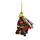 thumbnail image 3 of Wmhnj Adorno colgante de rbol de Navidad de acrlico de doble cara con diseño de Pap Noel pintado a mano para chimenea y decoraciones navideñas, 3 of 6