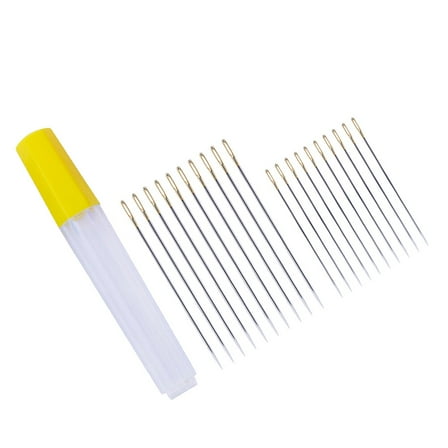 Zehuanyu  20 Pcs Knitting Supplies Large Eye Sewing Needles Cross Stitch Embroidery