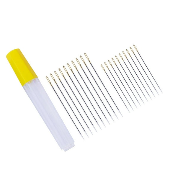 Zehuanyu  20 Pcs Knitting Supplies Large Eye Sewing Needles Cross Stitch Embroidery