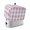 White Light Pink, variant on Pink White Buffalo Check Toaster Cover 4 Slice, Farmhouse Plaid Modern Geometric Dustproof Bakeware Oven Protector with Top Hook, Waterproof Small Kitchen Appliance Toasters Dust Cover, 12"x11"x8"
