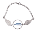 thumbnail image 1 of Pescado fresco del océano azul pequeño Pulsera pulsera pulsera alas de ángel pulsera, 1 of 3