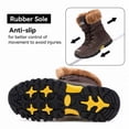 thumbnail image 5 of Dumajo Snow Boots For Women Winter Waterproof Shoes Thickened Faux Fur Lined Frosty Warm Outdoor Boots, 5 of 11