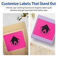 thumbnail image 4 of Avery Printable Rectangle Labels, Neon Magenta, 4" x 3", 80ct, 4 of 11