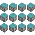 thumbnail image 1 of Miangastore 12Pcs Cue Stick Wiping Powder Pool Table Cue Chalk Billiards Playing Accessories, 1 of 8
