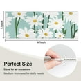 thumbnail image 5 of Teal Daisy Flower White Blooms Pattern Kitchen Rug Mat,Kitchen Runner Rugs Non Skid Washable,Decorative Kitchen Floor Mats for Kitchen,Sink,Laundry,17"X47", 5 of 5