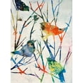 thumbnail image 2 of Douglass, Farrell 19x24 White Modern Wood Framed Museum Art Print Titled - Birdsong Shadows II, 2 of 4