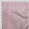 thumbnail image 4 of oneOone Silk Tabby Light Pink Fabric Line Drawing Leaf Craft Projects Decor Fabric Printed By The Yard 42 Inch Wide, 4 of 4